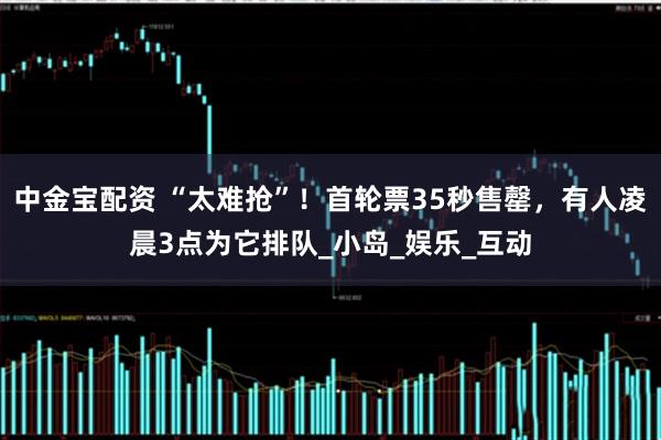 中金宝配资 “太难抢”！首轮票35秒售罄，有人凌晨3点为它排队_小岛_娱乐_互动