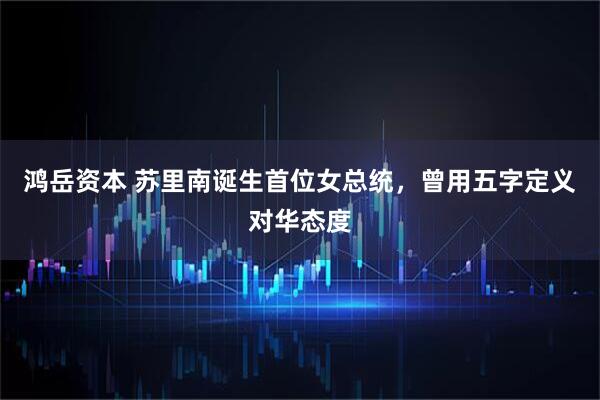 鸿岳资本 苏里南诞生首位女总统，曾用五字定义对华态度